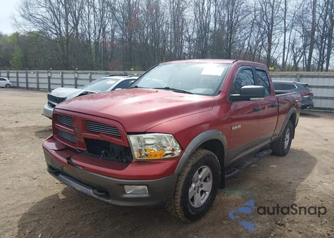 2010 Dodge Ram 1500 Slt/Sport/Trx из США, поврежденный, VIN 1D7RV1GPXAS114617
